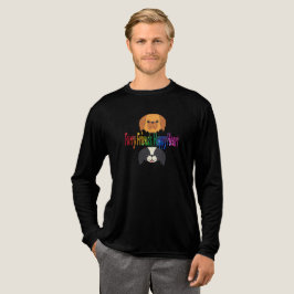 "Furry Friends Happy Heart - Pet Lover Graphic T-S Tri-Blend Shirt