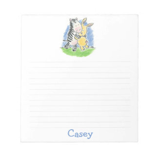 Furry Friends Hugs Note Pad Notizblock