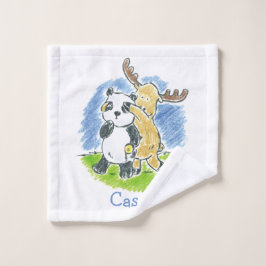Furry Friends Peekaboo Kinder waschen Tuch