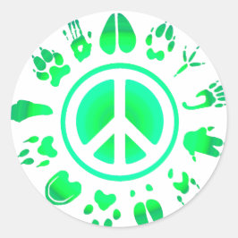 Furry-Liebe Runder Aufkleber