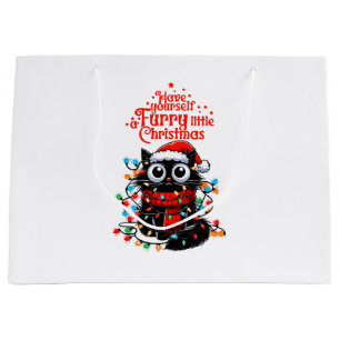 Furry Little Christmas Große Geschenktüte