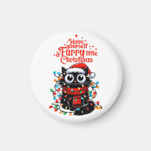 Furry Little Christmas Magnet