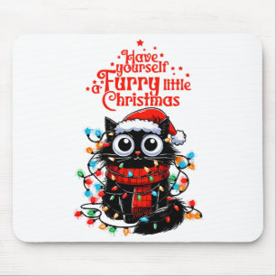 Furry Little Christmas Mousepad