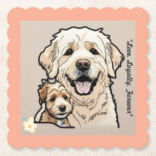 "Furry Little Hearts" Untersetzer