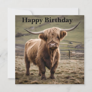 **"Furry Majestät: The Wooly Brown Highland Cow"**