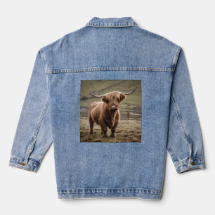**"Furry Majesty : The Woolly Brown Highland Cow"*