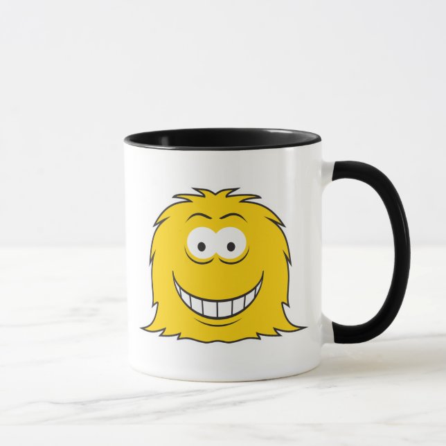 Furry Monster Face Tasse (Rechts)