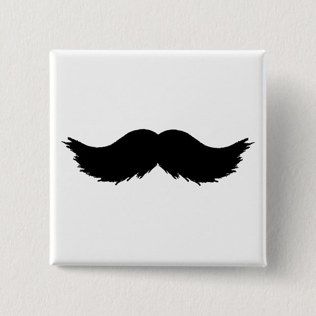 Furry Mustache/Mustache Button (Vorderseite)