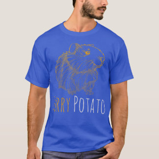 Furry Potato Cavies Cavy Wheek Funny Guinea Pig Lo T-Shirt