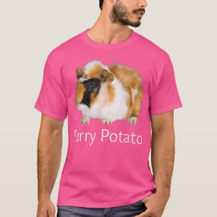 Furry Potato Funny Guinea Schwein Falscher Tiernam T-Shirt
