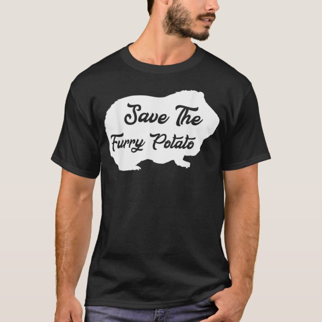 Furry Potato Guinea Pig Rettete The Furry Potato _ T-Shirt (Vorderseite)