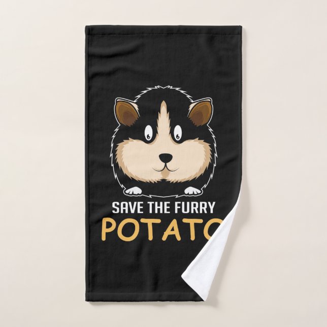 Furry Potato Guinea Schweinebesitzer Handtuch (Handtuch)