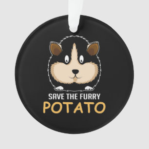 Furry Potato Guinea Schweinebesitzer Ornament
