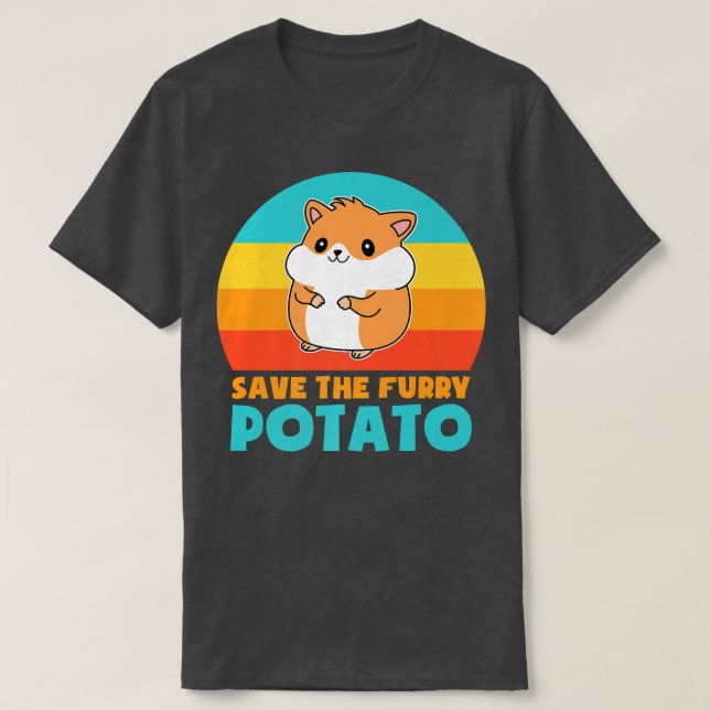 Furry Potato Guinea T-Shirt (Design vorne)