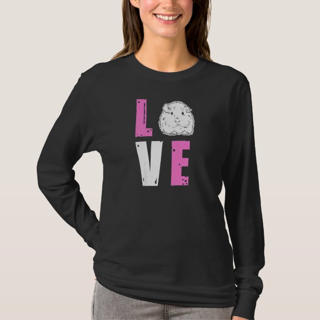 Furry Potato Pet Guine Liebe T-Shirt (Vorderseite)