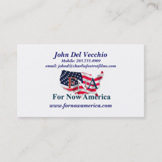 Fürs Erste Amerika John Del Vecchio Visitenkarte