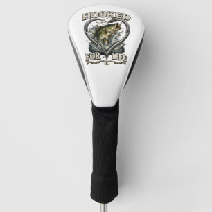 Fürs Leben an den Bass-Angelsport gebunden Golf Headcover