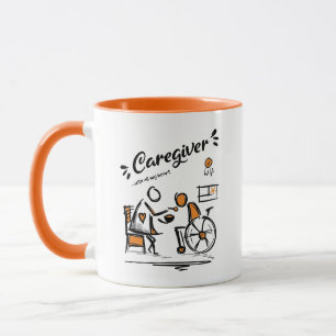 Fürsorger mit meinem ganzen Herzen. Caregivers Gif Tasse