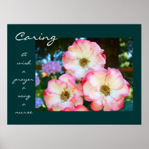 Fürsorgliche Rose Heilende Berührung Geschenke für Poster