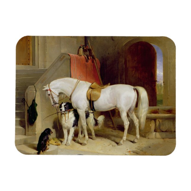 Fürst George's Favoriten (Öl auf Leinwand) Magnet (Horizontal)