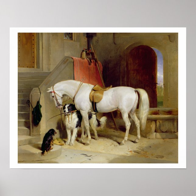 Fürst George's Favoriten (Öl auf Leinwand) Poster (Vorne)