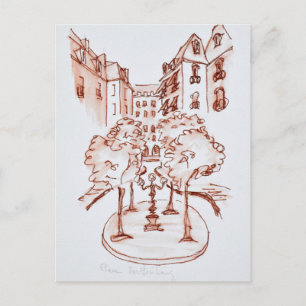 Furstenberg, Saint-Germain-des-Pres Kirche, Paris Postkarte