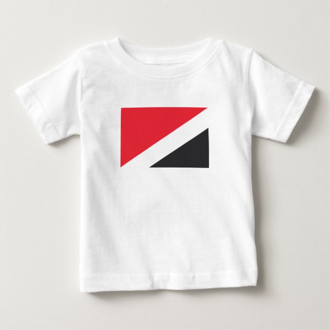 Fürstentum Sealand Flag Baby T-shirt (Vorderseite)