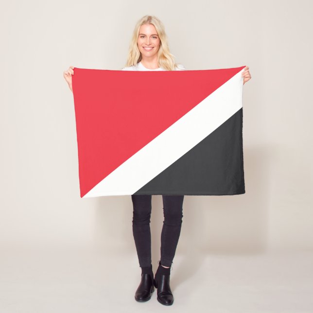Fürstentum Sealand Flag Fleecedecke (Beispiel)