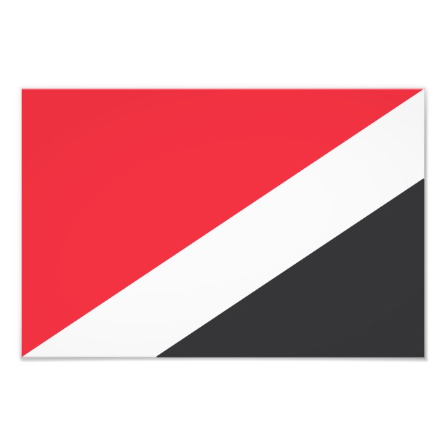 Fürstentum Sealand Flag Fotodruck (Vorne)