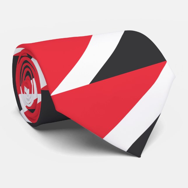 Fürstentum Sealand Flag Krawatte (Gerollt)