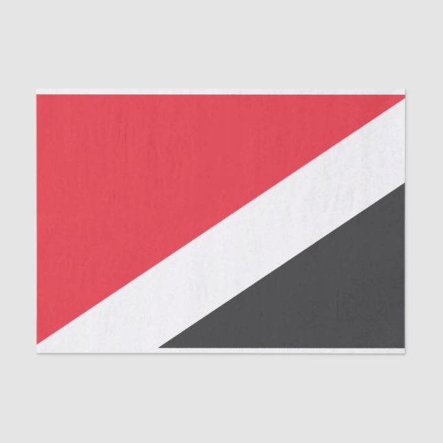 Fürstentum Sealand Flag Seidenpapier (Vorderseite)