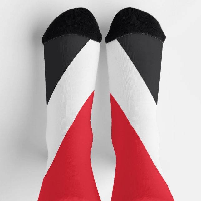Fürstentum Sealand Flag Socken (Oben)