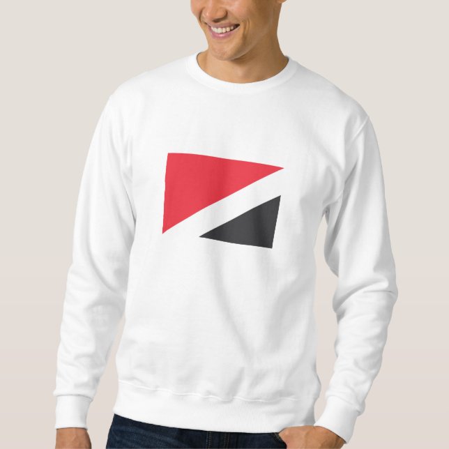 Fürstentum Sealand Flag Sweatshirt (Vorderseite)