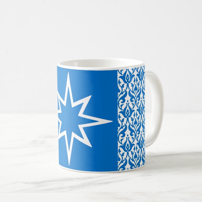 Fürstentum Tir Righ Bevölkerung Abzeichen Kaffee T Kaffeetasse (VorderseiteRechts)