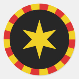 Fürstentum Vindheim Populace Abzeichen Runder Aufkleber