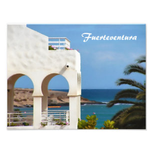 Fürteventura-Karte Fotodruck