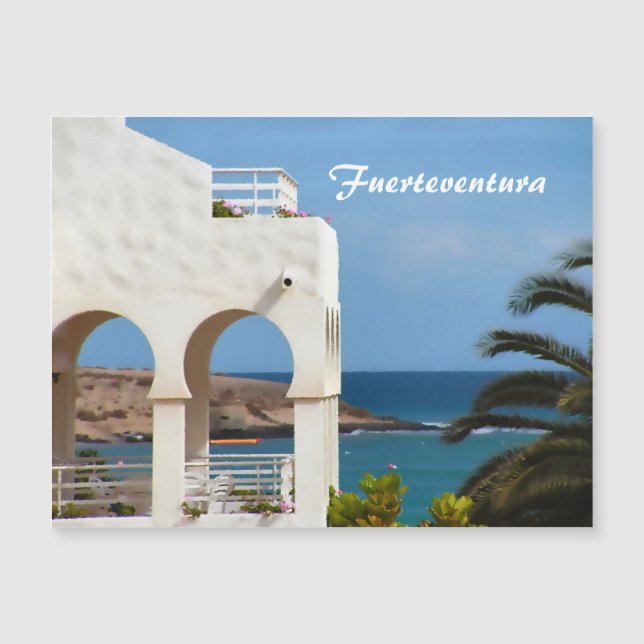 Fürteventura-Karte Magnetkarte (Vorderseite)
