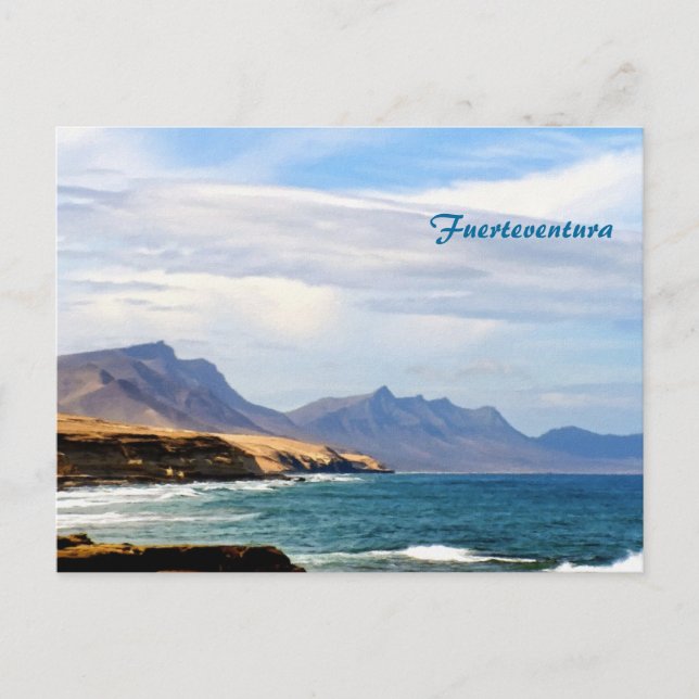 Fürteventura, Malwirkung Postkarte (Vorderseite)