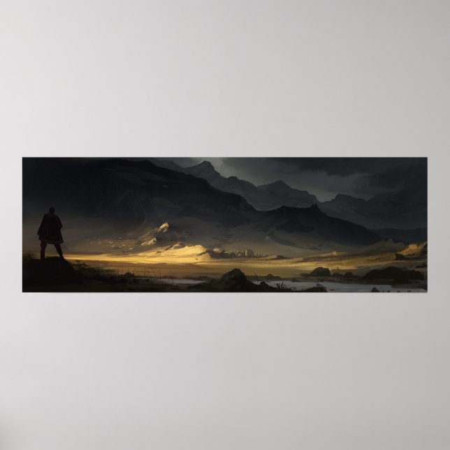 "Further Yet" Painting Poster (Vorne)