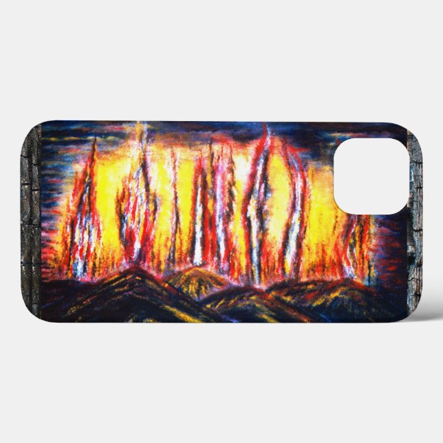 Fury Fires Case-Mate iPhone Hülle (Rückseite (Horizontal))