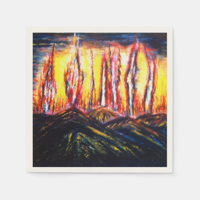 Fury Fires Serviette (Vorderseite)