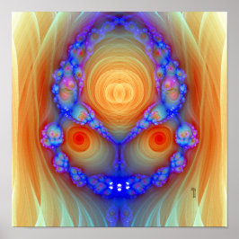 Fury Variation 2 (12" x 12") Art Print Poster