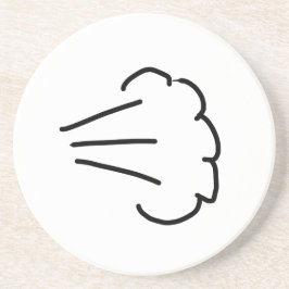 Furz Cloud Getränkeuntersetzer