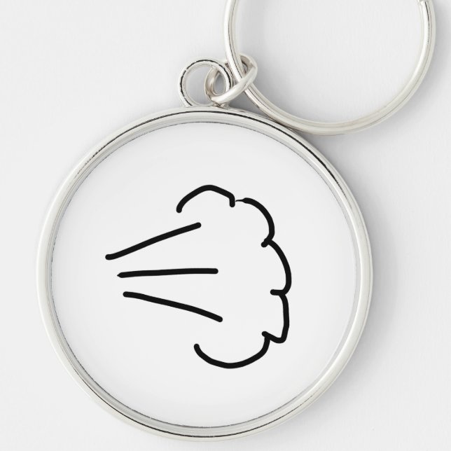 Furz Cloud Schlüsselanhänger (Vorne)