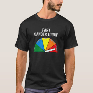 Furz-Gefahr Extrem - Gewitterfeuergefährdung - wei T-Shirt