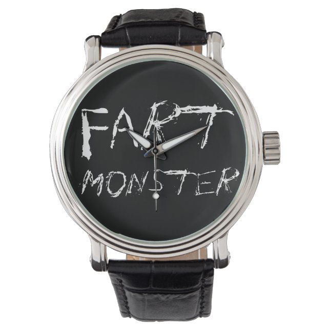 Furz Monster Armbanduhr (Vorderseite)