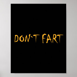 Furz nicht Fitnessstudio Sport Bodybuilding Protei Poster