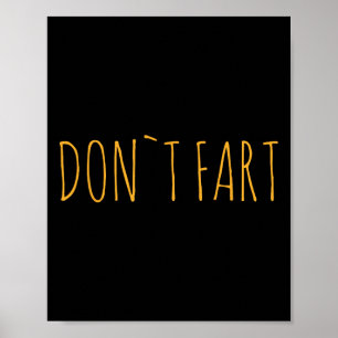 Furz nicht Fitnessstudio Sport Bodybuilding Protei Poster