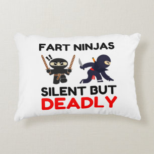 Furz Ninjas still, aber tödlich Dekokissen