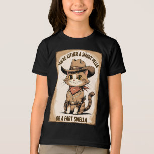 Furz Smella Funny Cat T-Shirt Purr-fect Feline Tri-Blend Shirt
